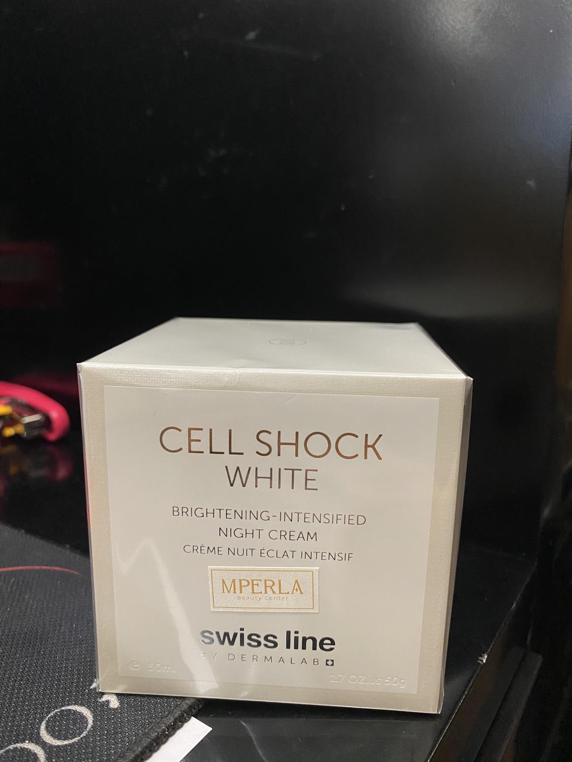 SwissLine Cell Shock - (Brightening-Intensified Night Cream - Kem đêm đặc trị sắc tố trắng sáng da chuyên sâu) 