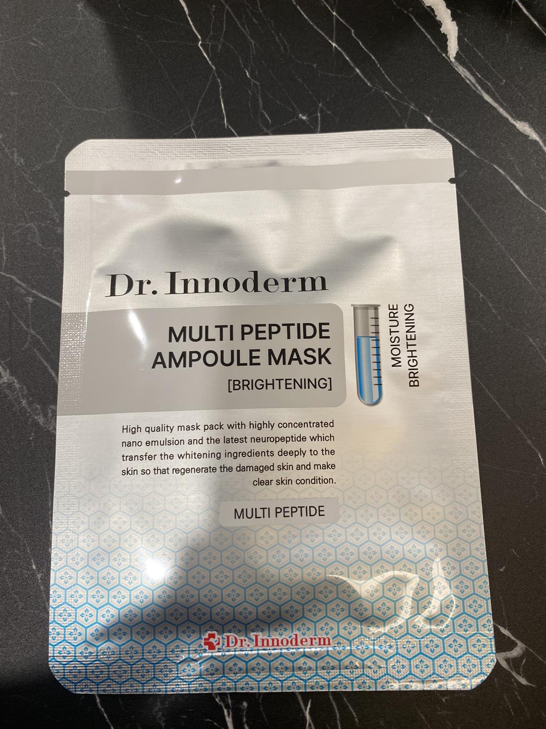 Dr Innoderm- Multi Peptide Ampoule Mask ( Brightening)