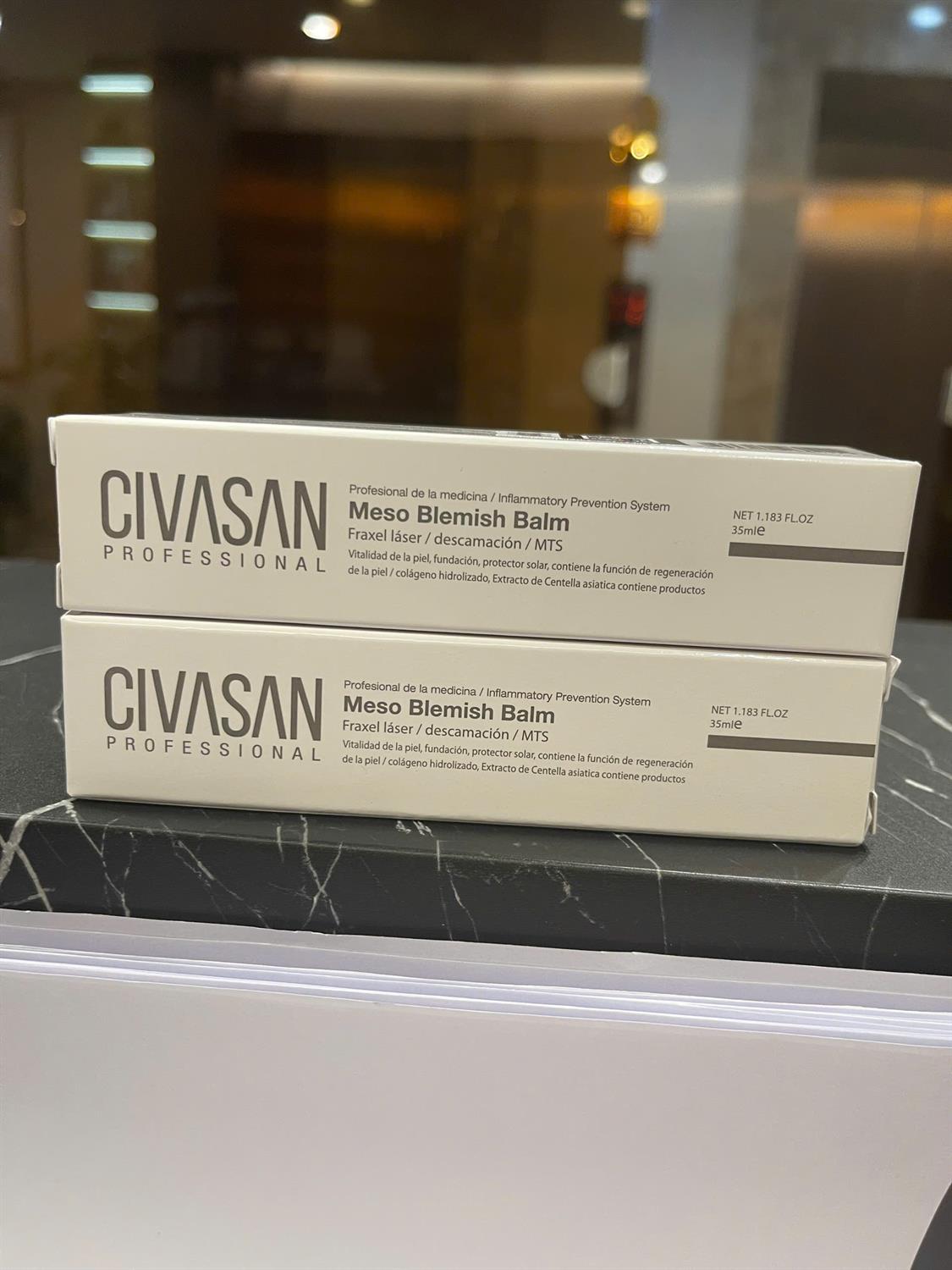 Cream CIVASAN PROFESSIONAL dưỡng da sau treatment ( chất kem có màu ) 