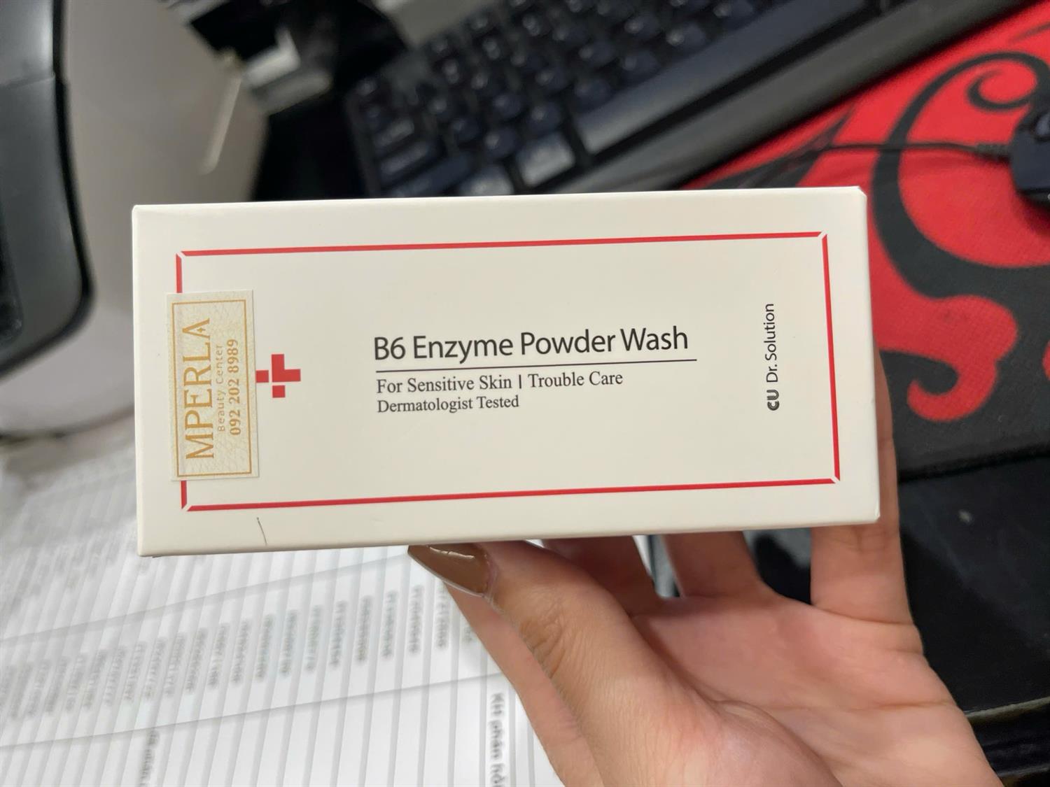 DR . SOLUTION - BỘT RỬA MẶT ENZYM B6 - 55g