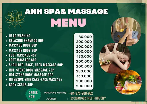 Anh Spa & Massage - Spa Massage tại Hương Trà, Thừa Thiên Huế