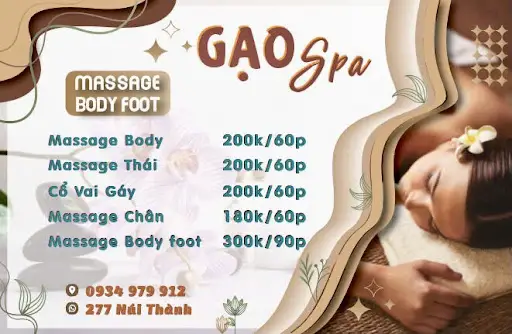 Gạo Spa Danang (Massage & Shampoo) - Spa Massage tại Liên Chiểu, Đà Nẵng