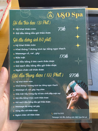 Gội đầu dưỡng sinh A&O Spa đà lạt - Gội Đầu Dưỡng Sinh tại Đạ Fireh, Lâm Đồng