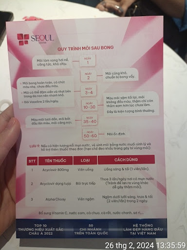 Thẩm Mỹ Viện Seoul Center - Địa Chỉ Phun Xăm tại Đà Lạt, Lâm Đồng