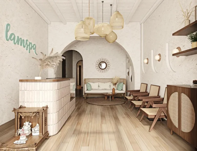 Không gian nội thất tại Lam Spa