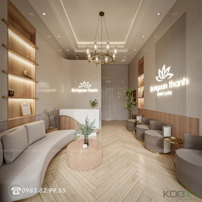 Không gian nội thất tại Hải The Spa