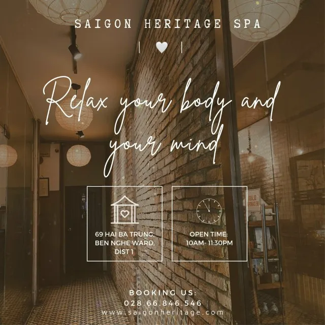 Dịch vụ làm đẹp tại Saigon Heritage Spa