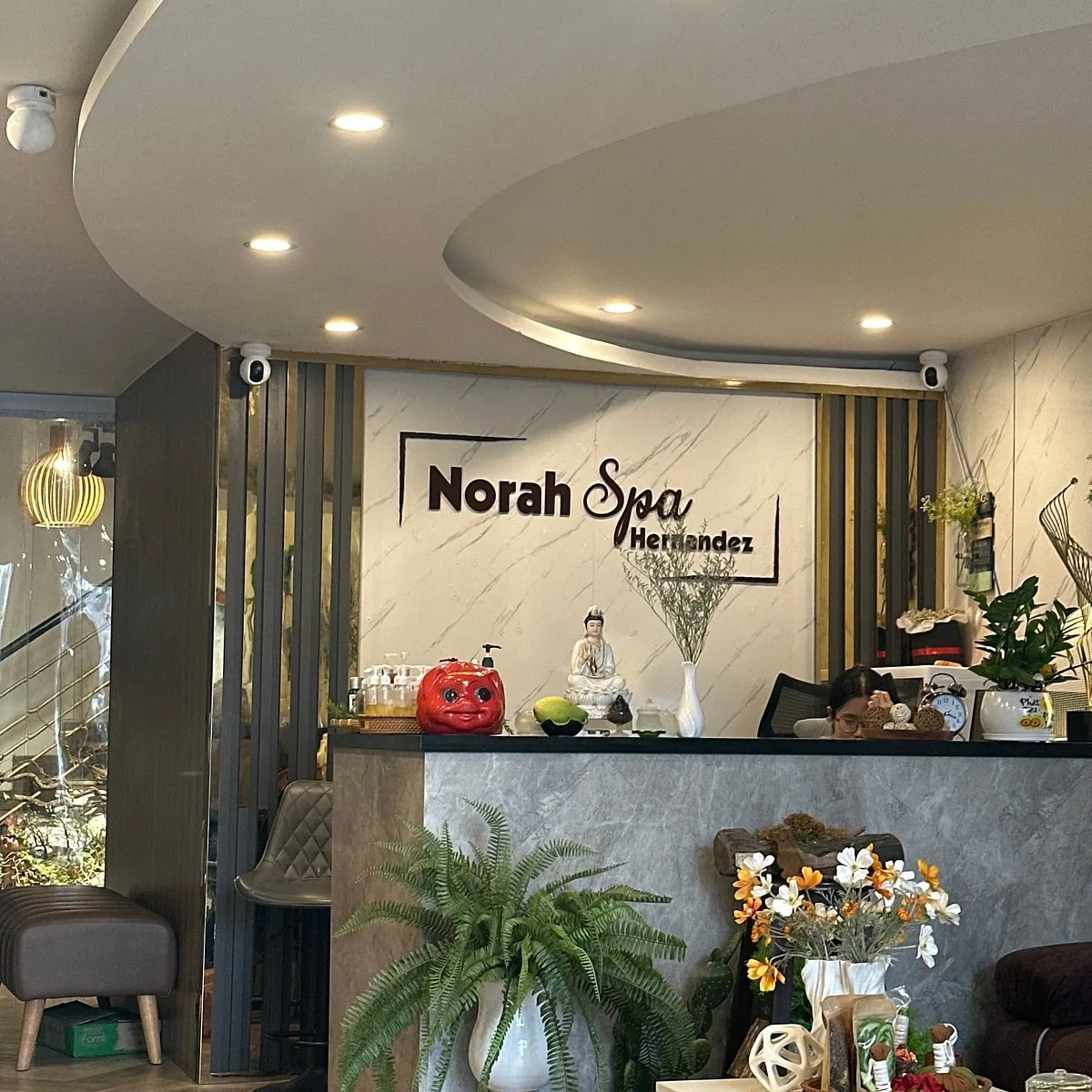 Không gian nội thất tại Norah Spa