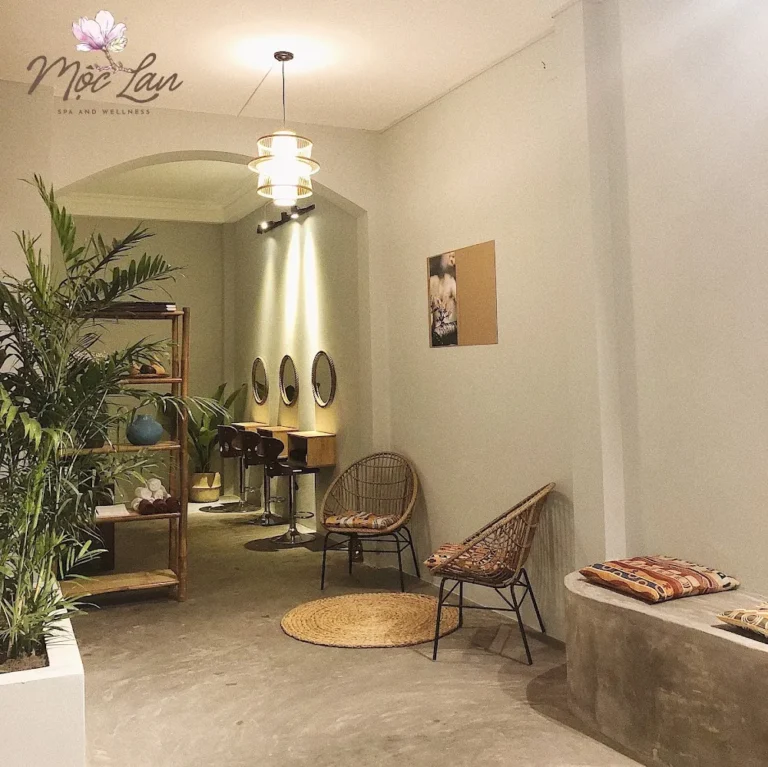 Không gian nội thất tại Mộc Lan Spa