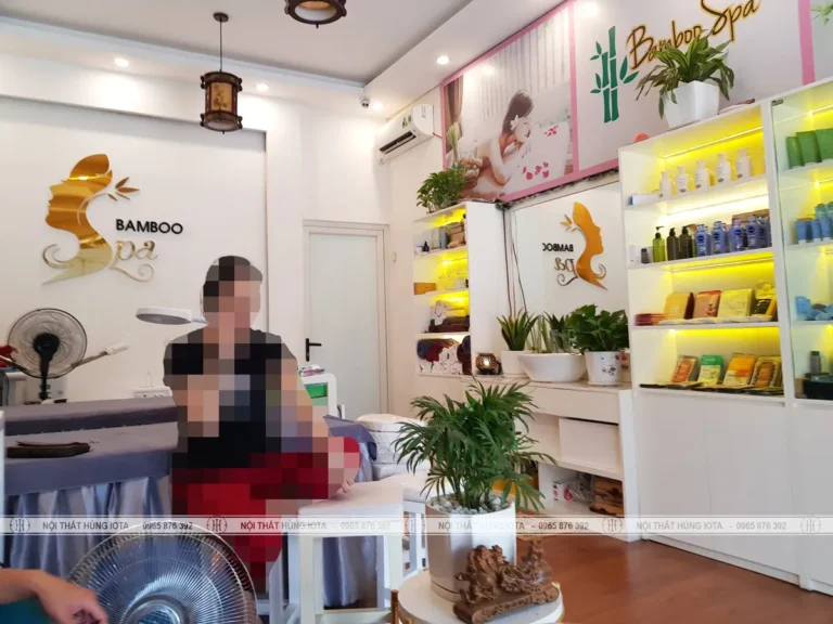 Không gian nội thất tại Bamboo Spa