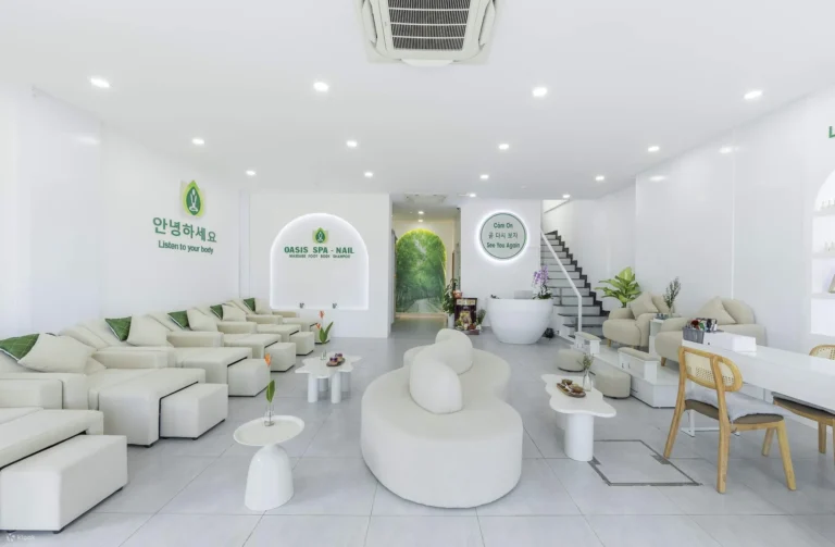 Không gian nội thất tại Oasis Spa & Beauty