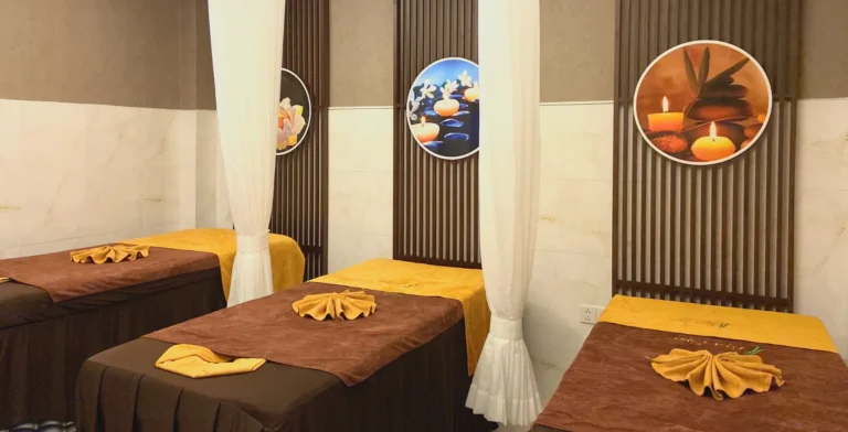 Không gian nội thất tại Lụa Spa