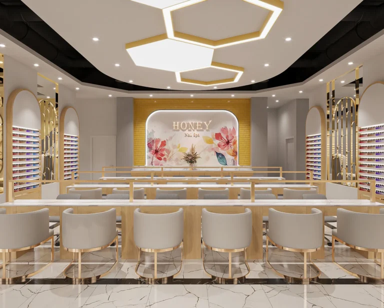 Không gian nội thất tại Honey Nail & Spa