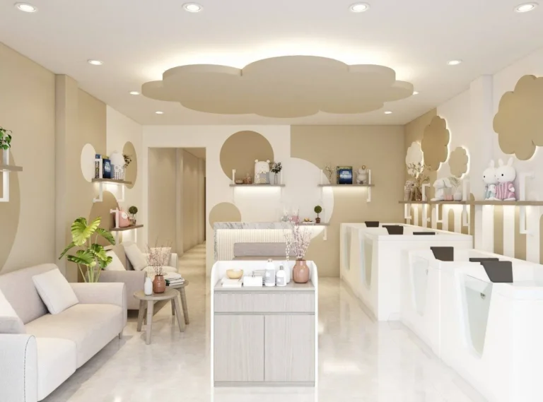 Không gian nội thất tại Vuông Tròn Spa