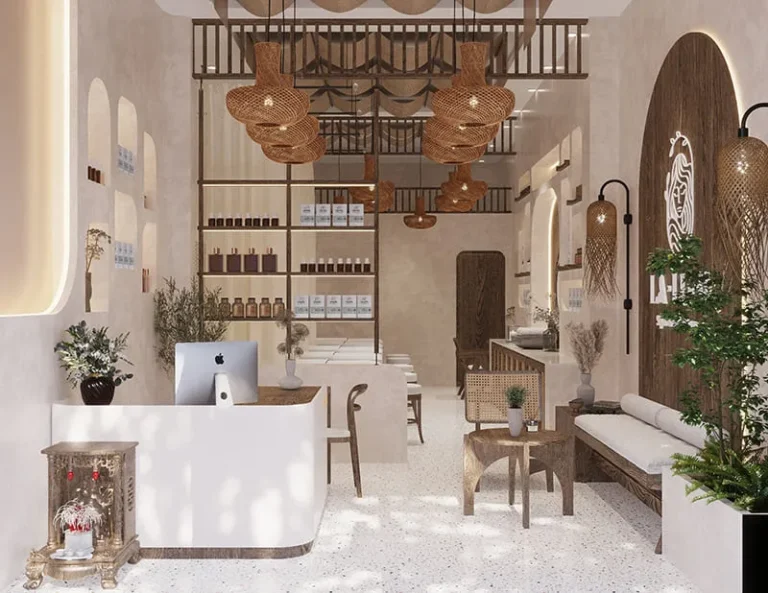 Không gian nội thất tại Luna Spa