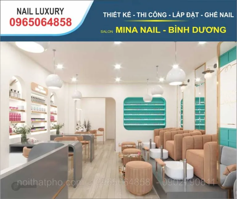 Không gian nội thất tại Nail Thanh Trúc
