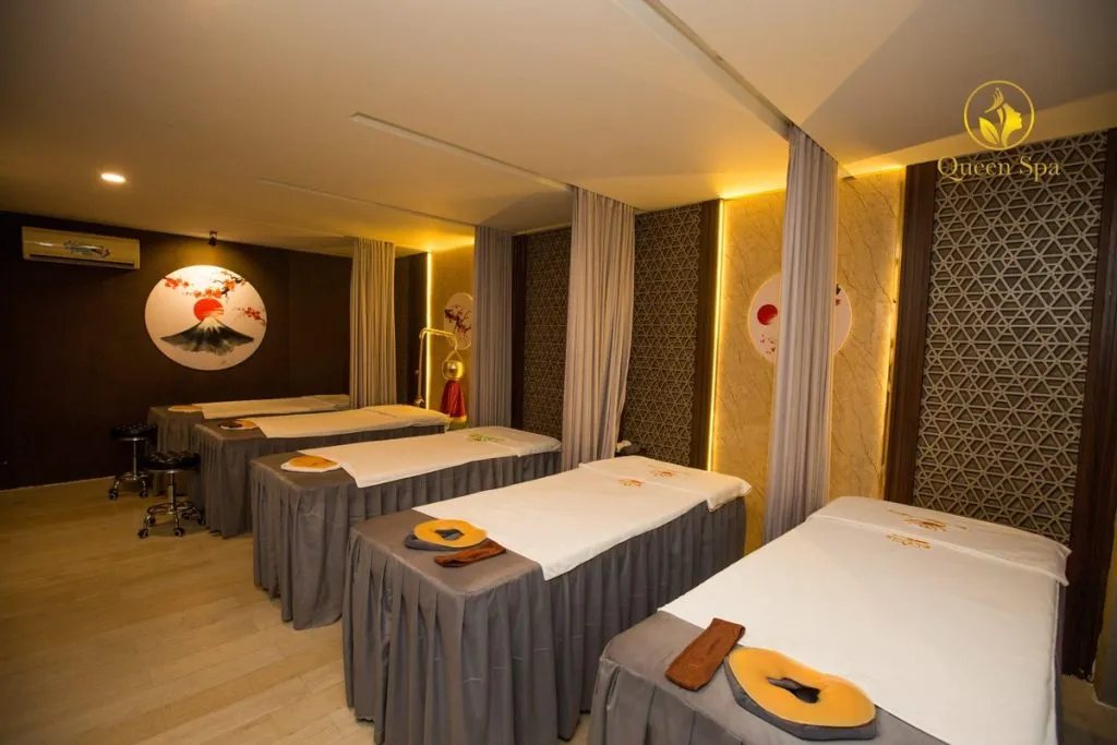 Không gian nội thất tại Queen Spa