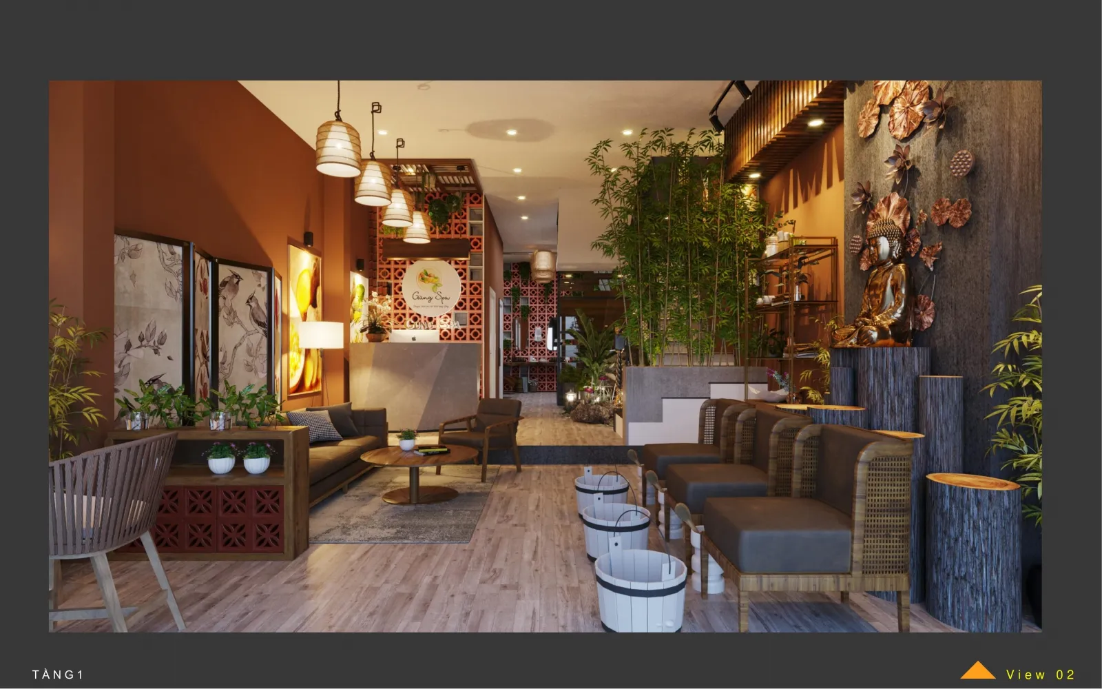 Khách hàng thư giãn tại Gừng Spa