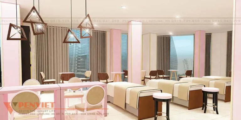 Không gian nội thất tại Violet Clinic & Spa