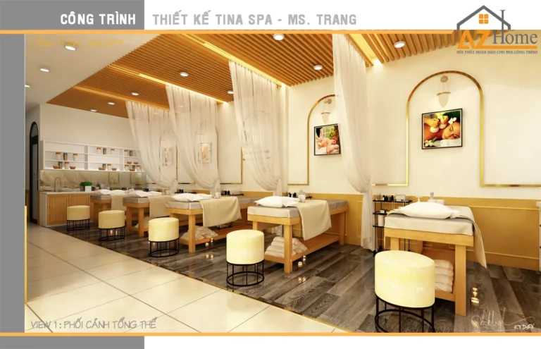 Không gian nội thất tại Tina Trinh Spa