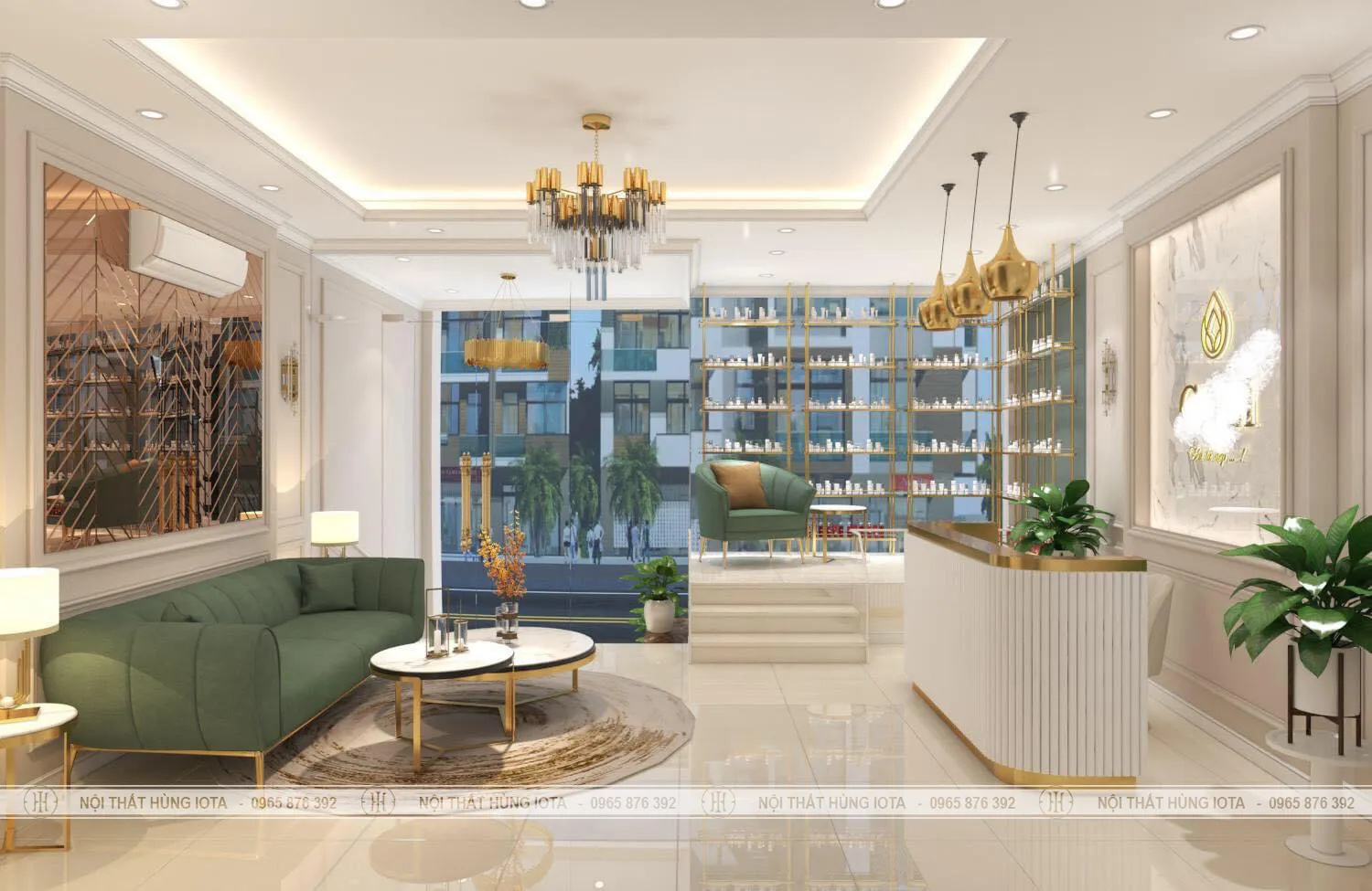 Không gian nội thất tại Cali Beauty & Spa