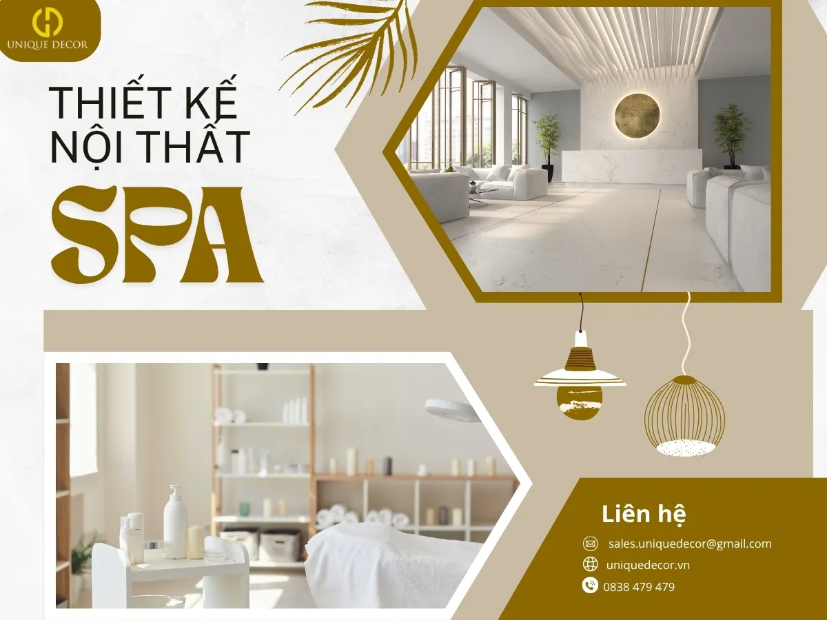 Không gian nội thất tại Spa Liên Liên