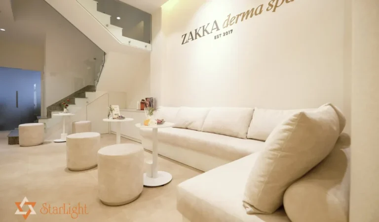 Không gian nội thất tại Zakka Spa