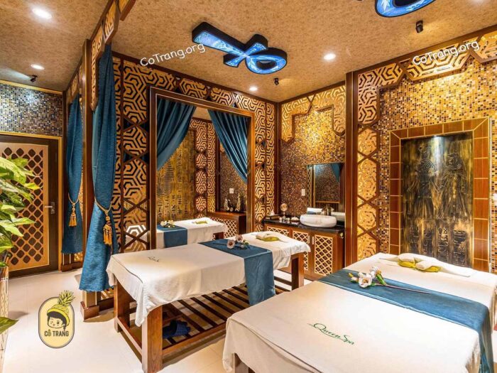 Không gian nội thất tại Queen Spa