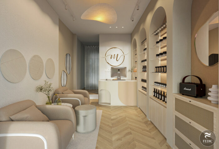 Không gian nội thất tại Mộc Therapy & Spa