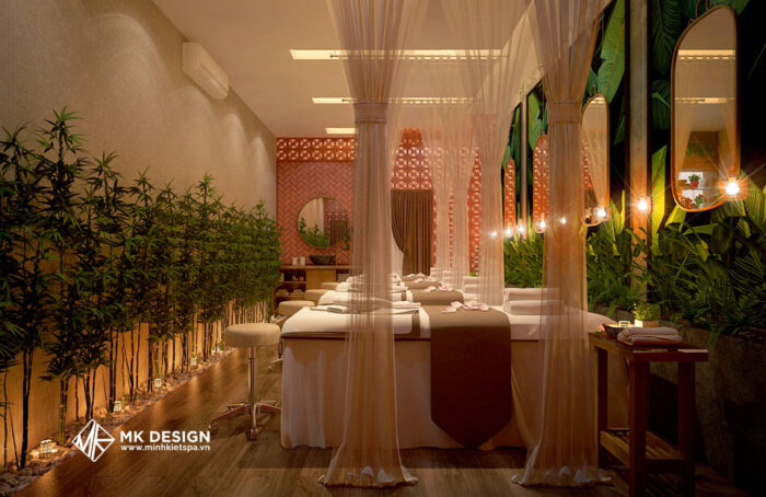 Không gian nội thất tại Lê Vy Spa