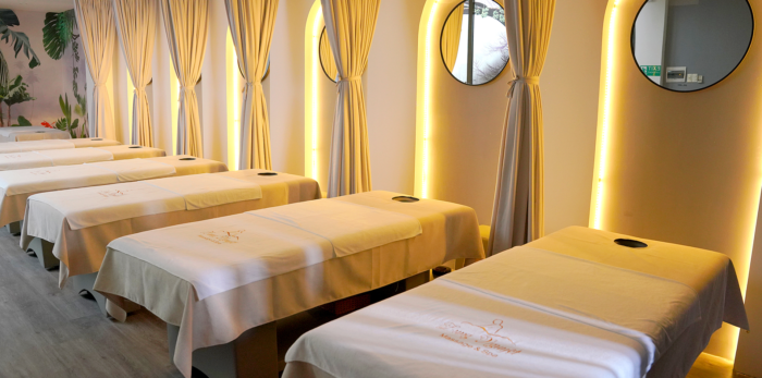 Không gian nội thất tại Lung Nguyệt Massage Spa