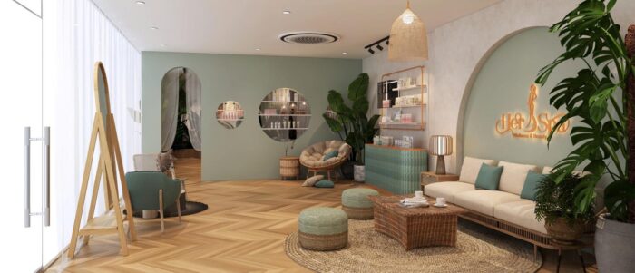 Không gian nội thất tại Her S spa