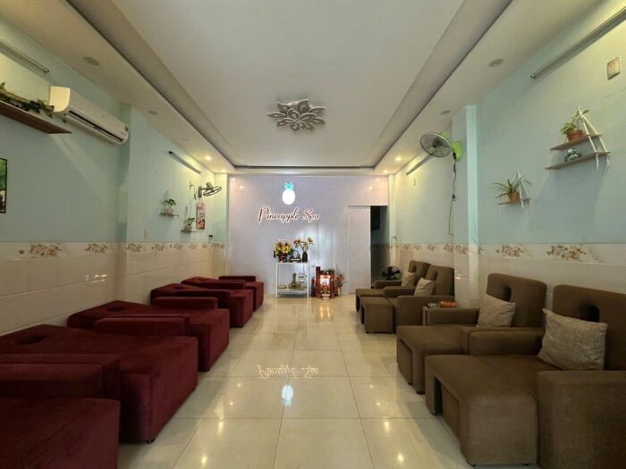 Không gian nội thất tại Pineapple Spa