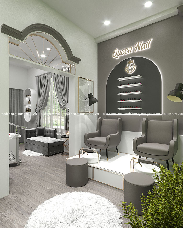 Không gian nội thất tại Queen Nail