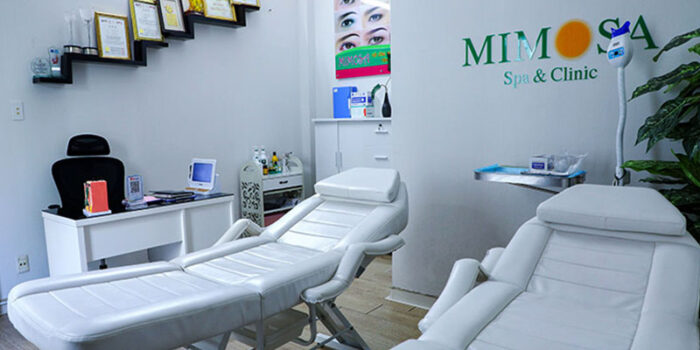 Không gian nội thất tại Massage Mimosa