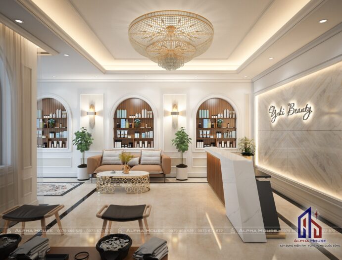 Không gian nội thất tại Yuki Beauty Spa