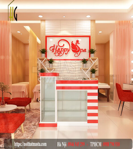 Không gian nội thất tại Happy Spa Q7