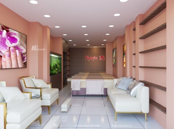 Không gian nội thất tại Spa Mỹ Nguyễn