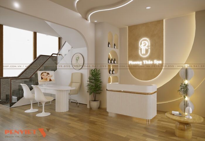 Không gian nội thất tại Thư Spa
