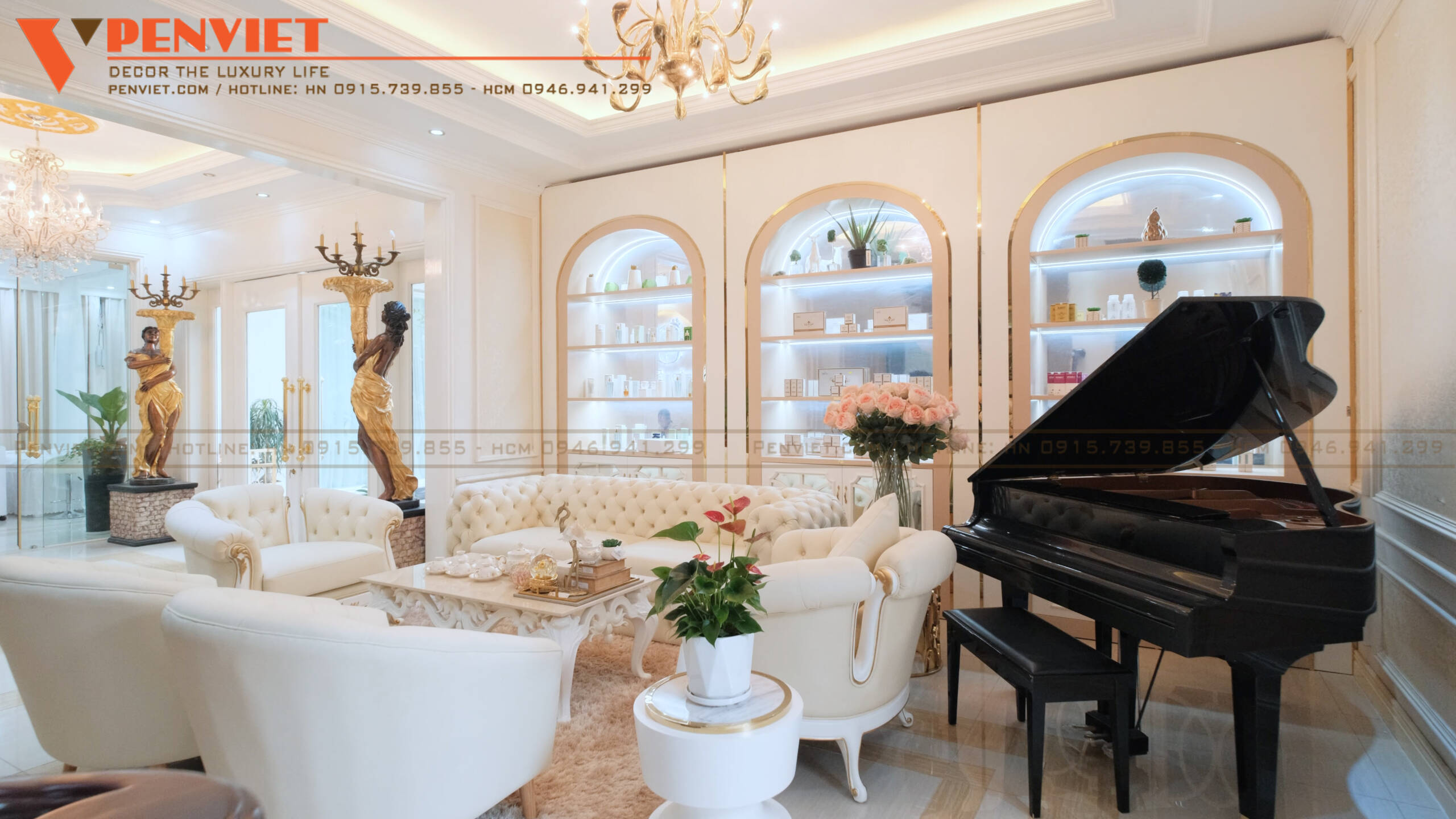 Không gian nội thất tại SAM Beauty