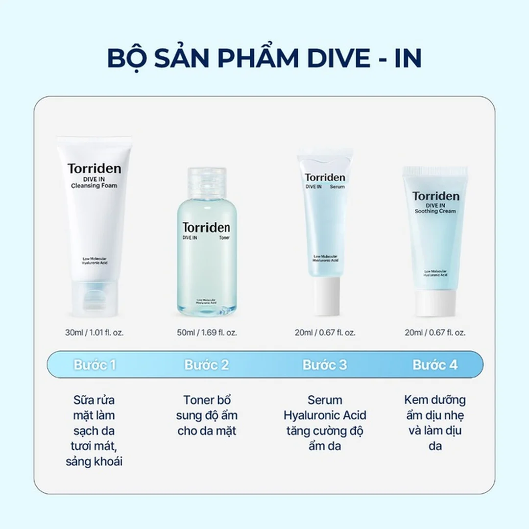bộ mỹ phẩm chăm sóc da mini cấp ẩm phù hợp khi đi du lịch