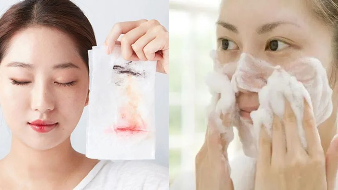 cách chăm sóc da mặt hằng ngày với bước làm sạch da